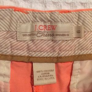 J. Crew Shorts - J.Crew orange chino shorts J. Crew Shorts - J.Crew orange chino shorts
